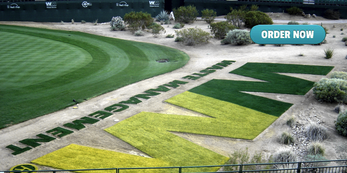 Phoenix Waste Management Open Golf Tournament Sod Installation