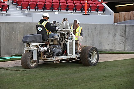 West Coast Turf laying Bandera at Levi's Stadium-49ers.com